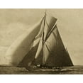 thumbnail image 2 of Vision Studio 14x12 Black Ornate Wood Framed with Double Matting Museum Art Print Titled - Racing Yachts III, 2 of 4
