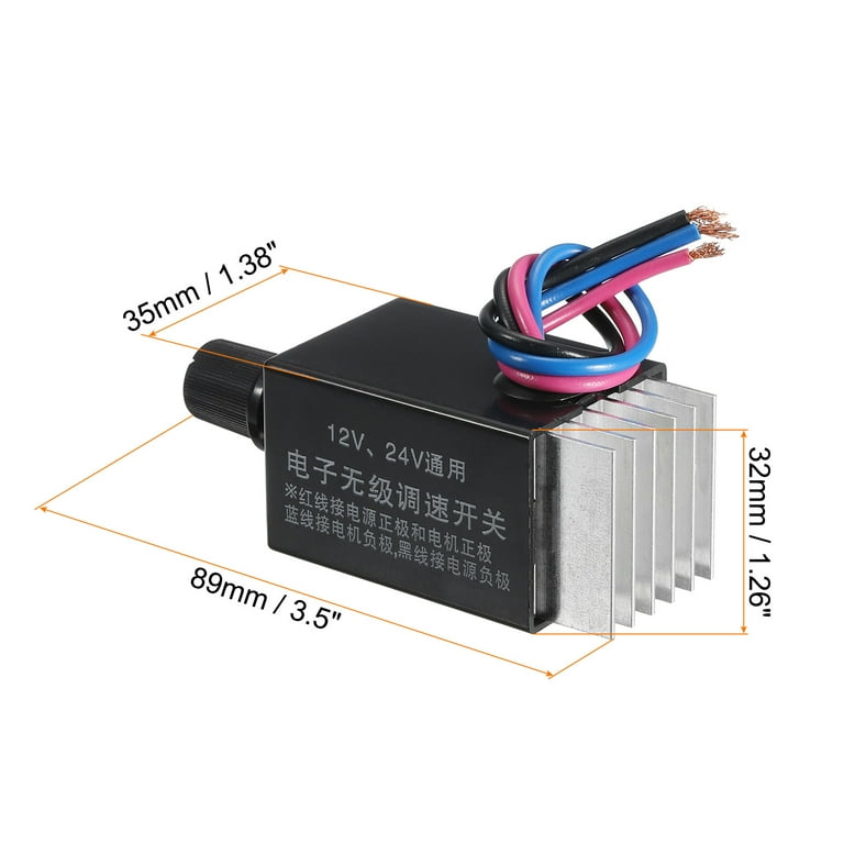 Universal DC Motor Speed Controller, DC 12v 24v Motor