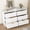 White, variant on Noble House 6-Drawer Dresser, Wooden Storage Cabinet for Bedroom, Living Room, Black