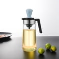 thumbnail image 1 of Botella con control automático de aceite, tapa transparente para verter y cepillar, para cocina, dispensador de aceite, tipo prensa, fácil vertido, acceso con brocha, cocina casera Blaxill, 1 of 6