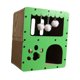 thumbnail image 2 of Casa de juegos de cartón para gatos, castillo de 2 capas, juguete de molienda con garra divertida, tablero rascador, condominio para decoración del, 2 of 9