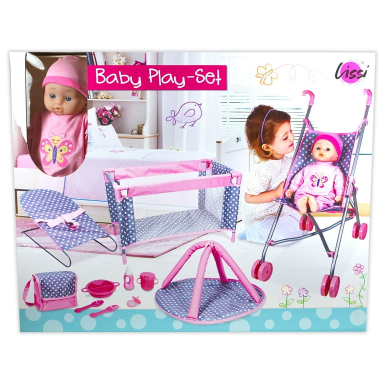 Lissi Dolls - Baby Play Set W Ith 16 Inch Doll