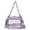 Purple, variant on Clear Bag for Women Clear Handbag Concert Bag Stadium Approved Clear Purse Shoulder Crossbody Bag Satchel Hobo Bag Gift - Purple