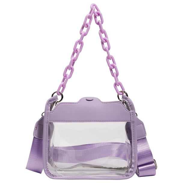 Bolso transparente para mujer, bolso transparente, bolso de concierto, bolso transparente aprobado para estadios, bolso bandolera, bolso tipo hobo, regalo