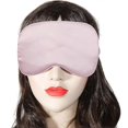 thumbnail image 4 of 2 Pack Sleep Blackout Silk Eye Masks, Natural Silk Sleeping Mask, 4 of 5