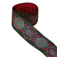 thumbnail image 5 of 3.3cm Width 7 Yards Ethnic Geometric Jacquard Ribbon, Woven Lace Trim Webbing Ribbon for Garment & DIY Sewing Projects, 5 of 5