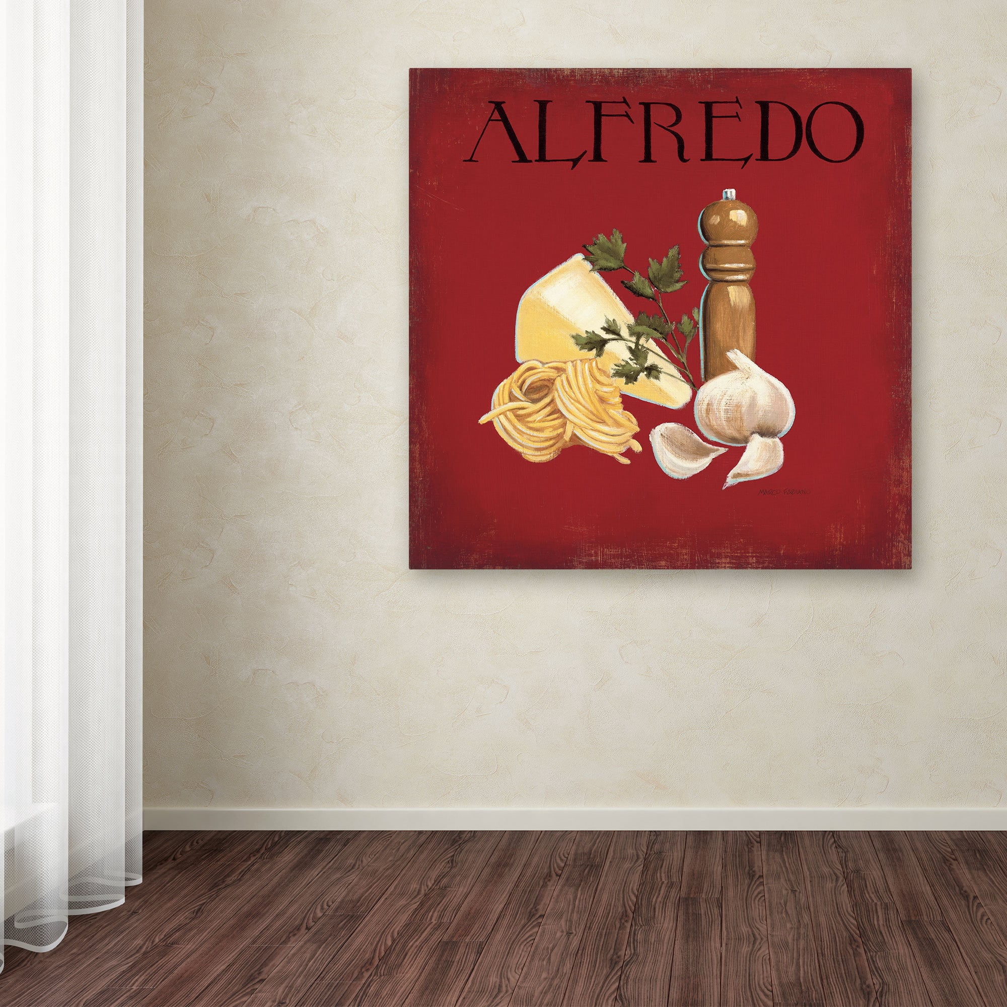 Trademark Fine Art "Italian Cuisine III" Canvas Art by Marco Fabiano