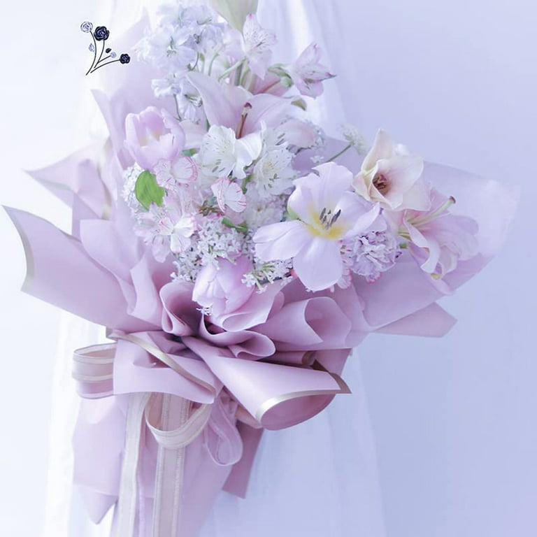 10pcs GC Lv Wrapping Paper Waterproof Bouquet Flower Florist Paper