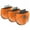 Orange, variant on Axler Triple Rotating Rake Deshedder & Dematting Grooming Pet Comb, Blue - One Size