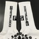 thumbnail image 4 of Calcetines de fútbol antideslizantes con ventosa redonda de silicona Calcetines de entrenamiento deportivo (Blanco), 4 of 5