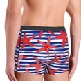 thumbnail image 6 of Salouo Sea Stars Print Men's Boxer Briefs,Breathable Underwear Elastic Waistband Briefs for Men -Large, 6 of 8
