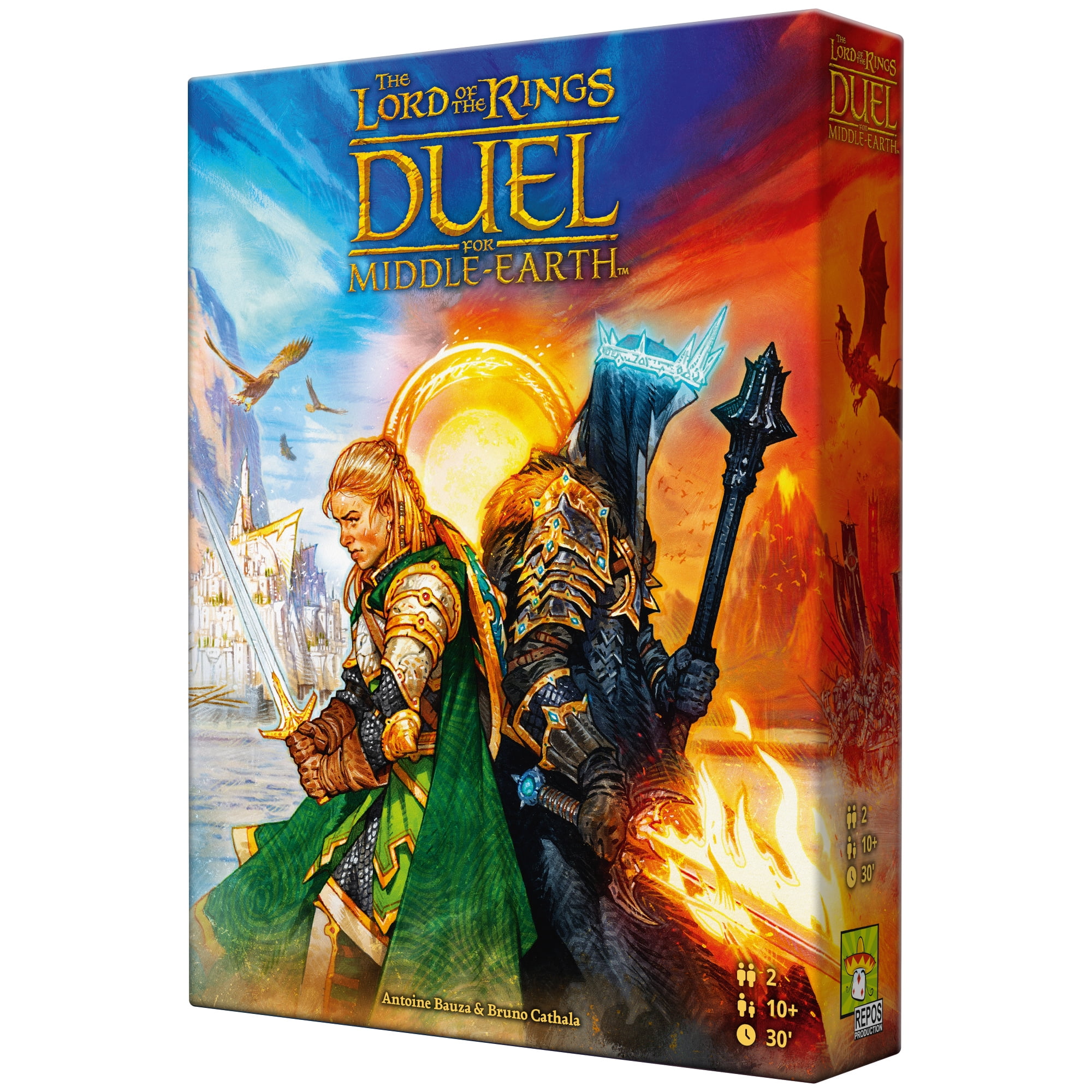 The Lord of the Rings: Duel for Middle-Earth Strategy Board Game for Ages 10+, from Asmodee