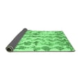 thumbnail image 2 of Ahgly Company Indoor Round Abstract Emerald Green Modern Area Rugs, 5' Round, 2 of 4