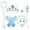 Accessories, variant on Elsa Princess Dress Up Accessories Frozen Jewelry Play Toy Set for Girls with Headband Braid Wig, Crowns, Necklaces, Wands, Rings, Bracelets Gloves Elsa Cinderella Costume Accessories