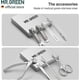 thumbnail image 3 of Stainless Steel Manicure Sets Pedicure Kits Personal Care Tools with PU Leather Case, 3 of 5
