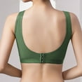 thumbnail image 4 of Plus Size Bras Women Lightly Lined Bra Feature V-Neck Wire-Free Bra Style W-1936 Green M, 4 of 5