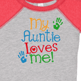 thumbnail image 4 of Inktastic My Auntie Loves Me Nephew Boys or Girls Baby Bodysuit, 4 of 5