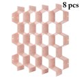 thumbnail image 2 of Drawer Organizer Divider Honeycomb: 8PCS Simple Drawer Separator Socks Organizer, 2 of 10