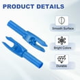 thumbnail image 3 of Uxcell Archery Arrows Nocks, Plastic Insert Arrow Nock Replacement Arrow Tails for Hunting Shooting Compound Recurve Blue, 3 of 7