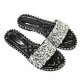 thumbnail image 4 of XY London Sandales Plates à Strass Khaleesi pour Femmes, 4 of 4