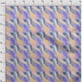 thumbnail image 4 of oneOone Velvet Purple Fabric Abstract Geometric Sewing Material Print Fabric by The Yard 58 Inch Wide, 4 of 4