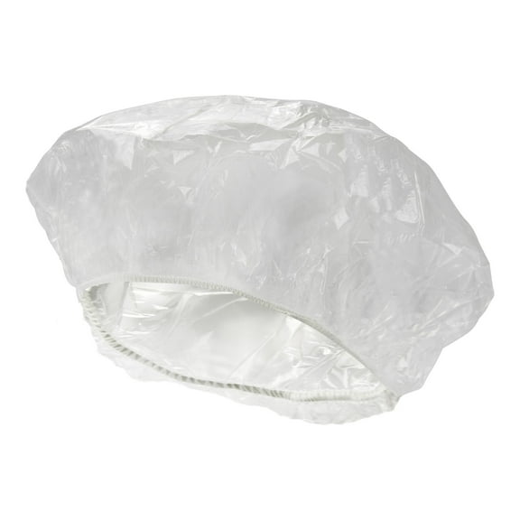 McKesson Shower Cap - Clear, Disposable Hair Cover for Men or Women, One Size, 200 Ct