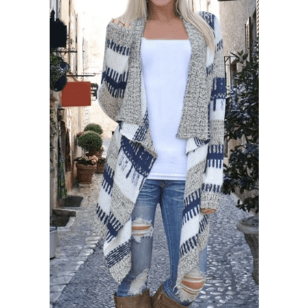 Cashmere Knit Vest - Womens Long Sleeve Open Front Knitted Sweater Cardigan Knitwear Jumper Outwear Coat Jacket Lapel Cardigan Vest Casual Fashion Fleece Outwear Top Coat Jacket