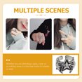 thumbnail image 2 of Shisuyan Bagues pour Garçons Adolescents Style Rétro avec Étoile à Cinq Branches 1Pcs, 2 of 9