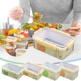 thumbnail image 1 of ¡Aprovecha!, Varios tipos de cajas para conservar alimentos frescos: grandes, medianas, pequeñas, circulares, selladas, a prueba de fugas, refrigeradores engrosados, cajas para almacenar alimentos, 1 of 7