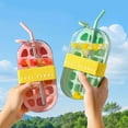 thumbnail image 4 of Botella Para Cubitos De Hielo: Botella Portátil Con Pajita Y Fácil Liberación | Vaso Multifuncional A Prueba De Fugas Para Zumos, Café, Bebidas, Viajes Al Aire Libre Y Gadgets, 4 of 4