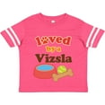 thumbnail image 3 of Inktastic Vizsla Loved by a (dog Breed) Boys or Girls Toddler T-Shirt, 3 of 5