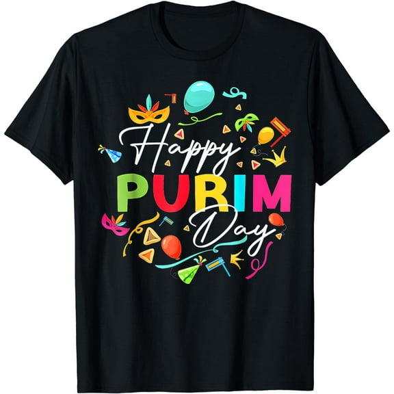 Happy Purim Day Jewish Holiday Purim Sameach T-Shirt