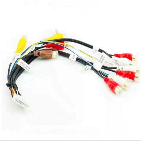 24Pin Car Audio RCA Wire Harness For Pioneer Avic-F900Bt Avic-F90Bt
