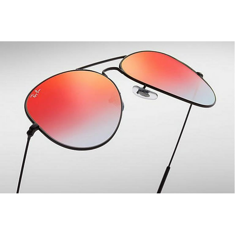 Ray Ban RB3025 AVIATOR LARGE METAL 002/4W 55M Shiny Black