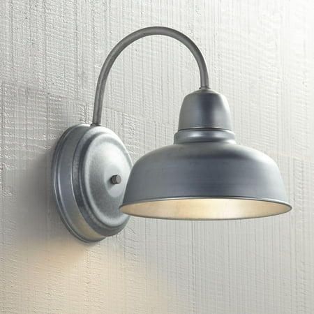 John Timberland Urban Barn 11 1 4 High Galvanized Indoor Outdoor John Timberland Urban Barn 11 1 4 High Galvanized Indoor Outdoor Wall Light