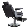 thumbnail image 4 of Canddidliike Leather Cushion Barber Salon Booster Chair for for Child Hair Cutting Styling, Black, 4 of 10
