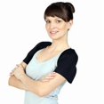 thumbnail image 1 of Tourmaline Magnetic Shoulder Heating Belt Therapy Neck Support Relieve Shoulder Neck Pain Improve Periarthritis Tourmaline Shoul, 1 of 5