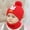 Red, variant on Baby Toddler Winter Hat Scarf Set Kids Thick Warm Lined Knitted Beanie with Neck for Christmas Baby Girl Beanie