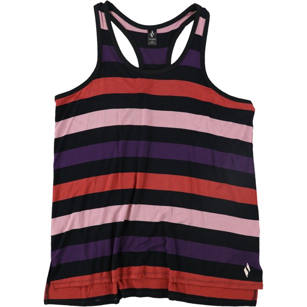 Skechers Solana Racerback Tank Top para Mujer, Negro, X-Large Skechers Racerback