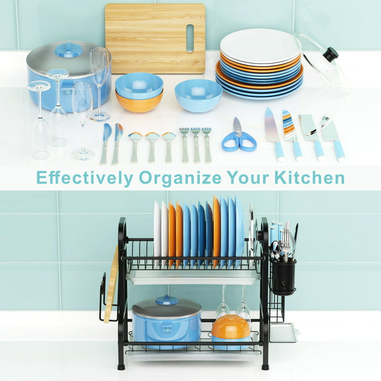 16 Simple Space-Saving Ideas For Your Home  Plate storage, Dish rack  drying, Clever storage