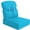Lake Blue-1pcs, variant on XXLYY 24 x 24 in. Patio Chair Cushions Set, 6 in. Thick Outdoor Cushions with Dual-Layer Back Support, Removable Cover & High-Density Foam for Patio Furniture