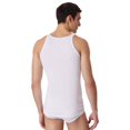 thumbnail image 3 of SCHIESSER Camiseta de hombre - Sport Jacket, sin mangas, Original Rib, liso Blanco 3XL (3X-Large), 3 of 3