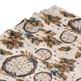 thumbnail image 4 of Shower Curtain, Retro Dreamcatcher Waterproof Fabric Plastic Shower Curtain, Drying Fast Bathroom Curtain with 9 Buttonholes, Ruffle Shower Curtain 60x72in, 4 of 8