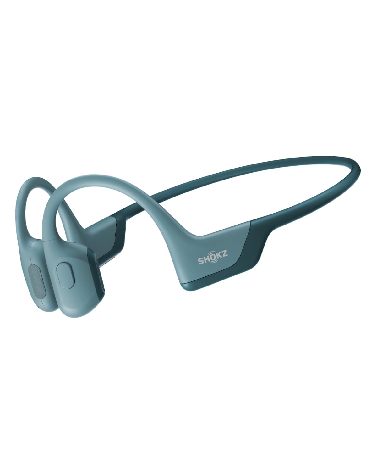 Restored Shokz OpenRun Pro Bone Conduction Waterproof Bluetooth Headphones for Sports(Formerly Aeropex), Blue (Refurbished)