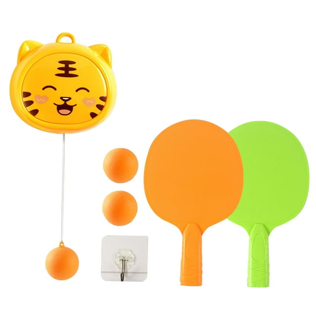 koolsoo Hanging Table Tennis Exerciser Indoor Adults Practice Beginners Boys Tiger 2 3 Balls