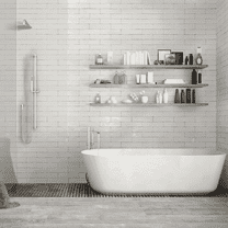 The Tile Life Chelsea Gris Polished Ceramic Wall Tile, 2 x 4 in, 1-Piece Sample