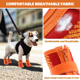 thumbnail image 4 of Zapatos transpirables para perros con correas reflectantes, botas de senderismo antideslizantes para cachorros para pisos de madera de pavimento caliente 4 piezas MFZFUKR CPB-DE-LYY1951-4, 4 of 5