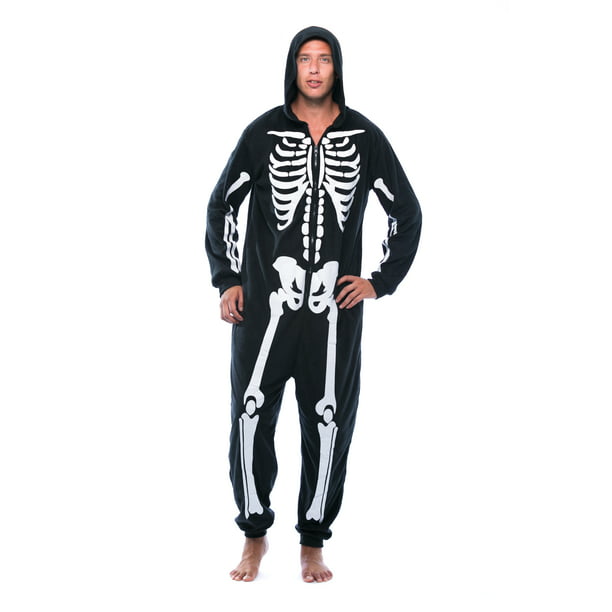 Followme - #FollowMe Skeleton One Piece Pajama - Walmart.com - Walmart.com