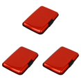 thumbnail image 1 of WUSUOWEI 1PC Aluminum Card Holder,Card Case,Red Color Hard Card Holders Protector for Women Men, 1 of 9