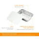 thumbnail image 3 of Sartenes para llevar,Recipientes de papel de aluminio desechables Sartenes para llevar con tapas par TOMSHOO 750ML, 3 of 7